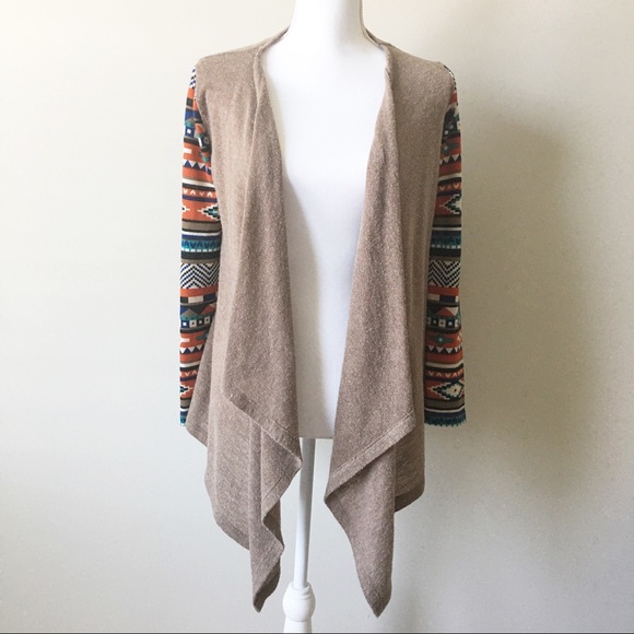 Flying Tomato Tribal Sleeve Cardigan - Picture 1 of 3